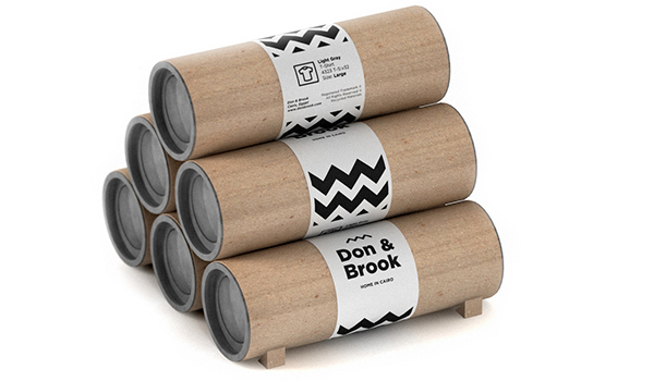 上海品牌設計公司設計分享——埃及Don & Brook 男裝品牌標志設計——包裝設計