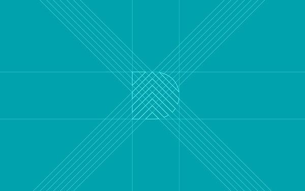 德國Diker Bau建筑規劃公司品牌形象設計2-標志網格線設計