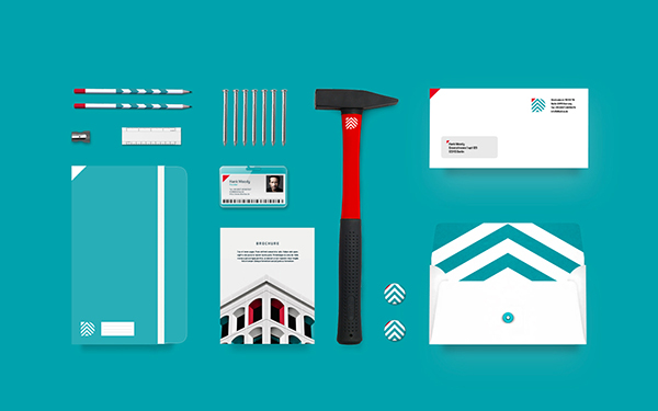 德國Diker Bau建筑規劃公司品牌形象設計-延展應用設計-品牌VI設計2