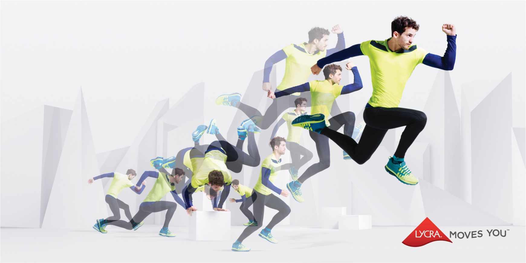 Lycra萊卡平面廣告設計——運動外套