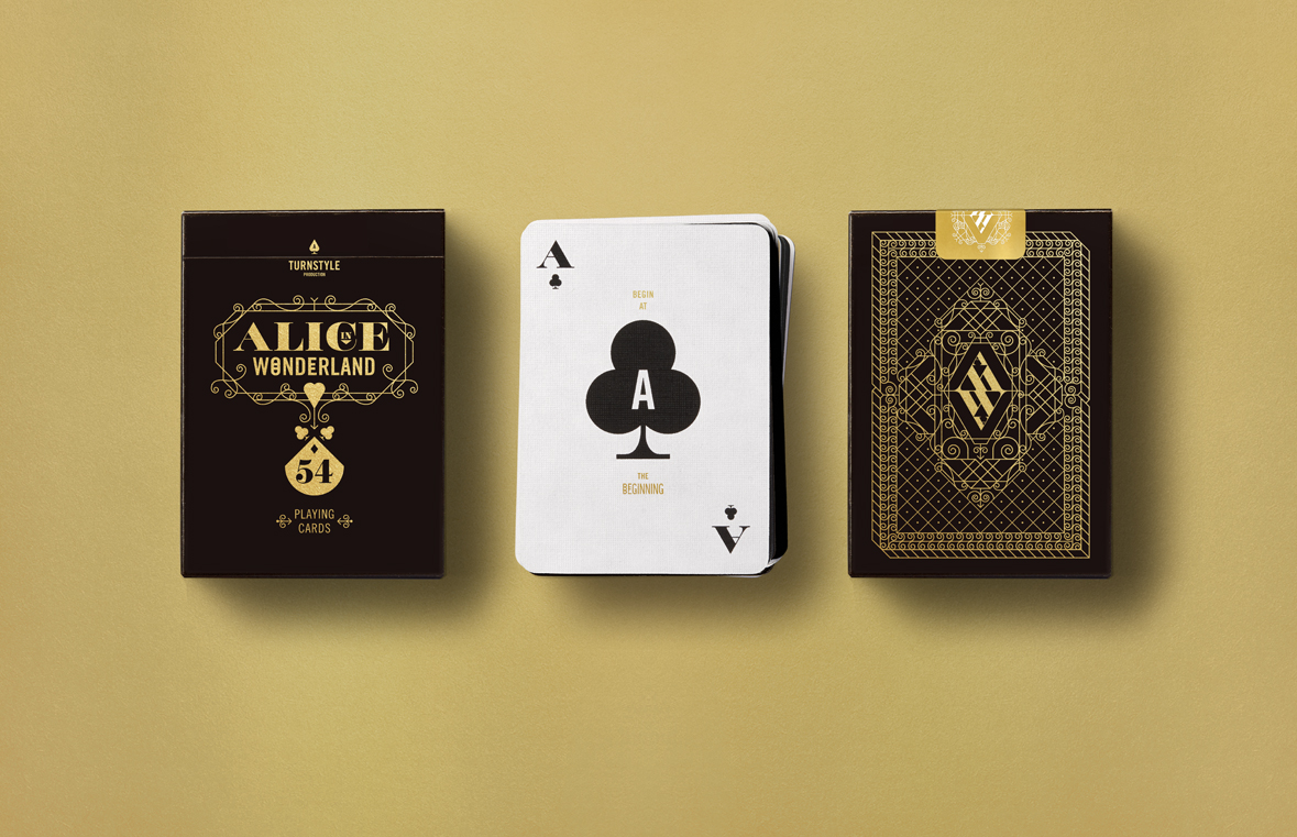 上海設計公司分享——愛麗絲夢游仙境限量版撲克牌設計2