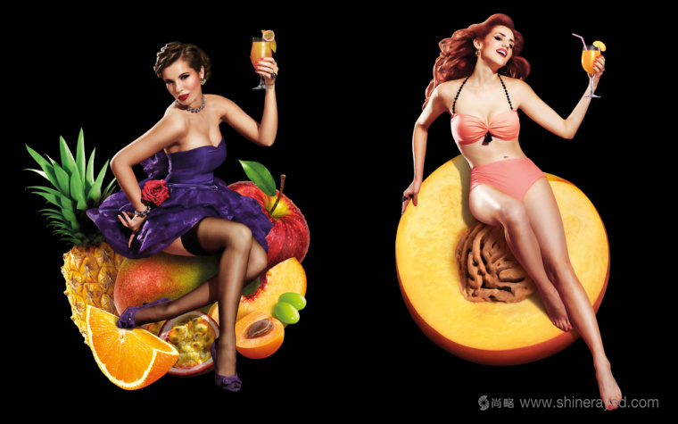 性感模特版LIFE生命果汁包裝設計-上海飲料包裝設計公司7