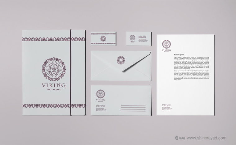 Viking餐廳餐飲大胡子師傅VI設計-上海餐飲VI設計公司10