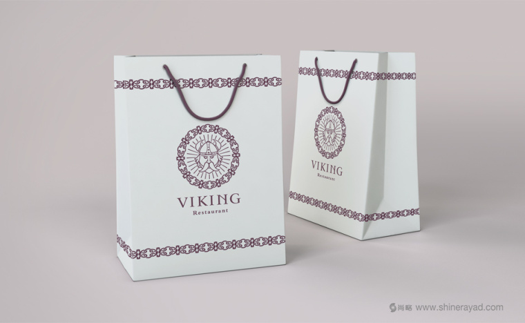 Viking餐廳餐飲大胡子師傅VI設計-品牌手提袋設計-上海餐飲VI設計公司17