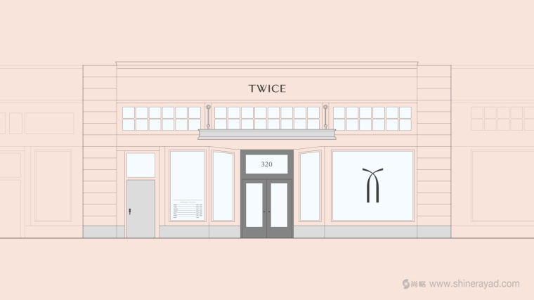 Twice 時尚配飾與皮包皮具品牌VI視覺形象設計-門店形象設計-上海品牌設計公司12