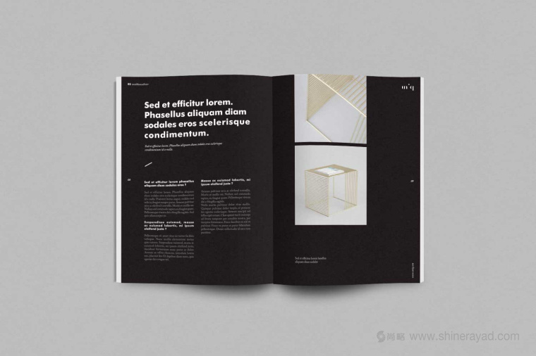 上海畫冊設計公司分享：MQ時尚設計雜志印金工藝畫冊設計欣賞6