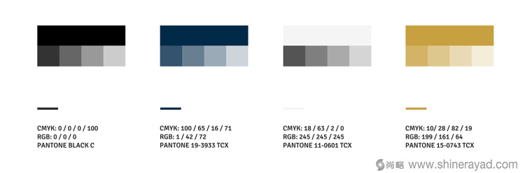 FAUPè 高級時尚女裝服飾山羊頭鹿頭標志LOGO設計-配色-上海標志設計公司4