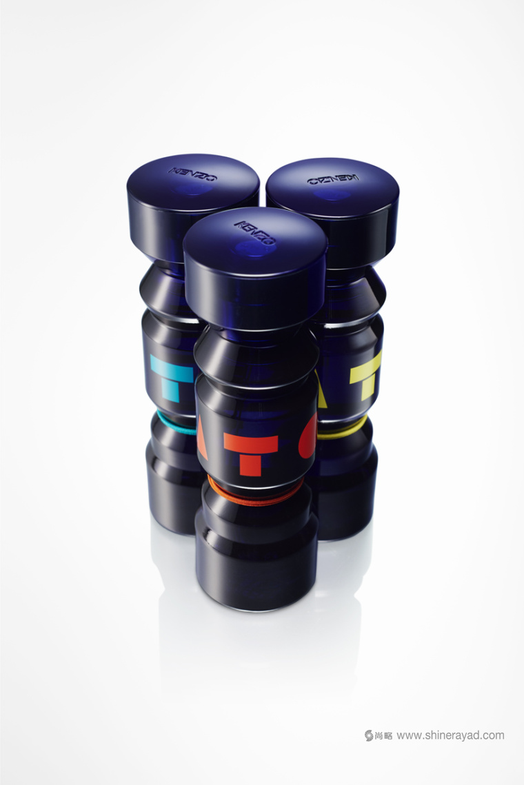 上海包裝設計公司設計欣賞：巴黎KENZO中性香水瓶型造型設計包裝設計4