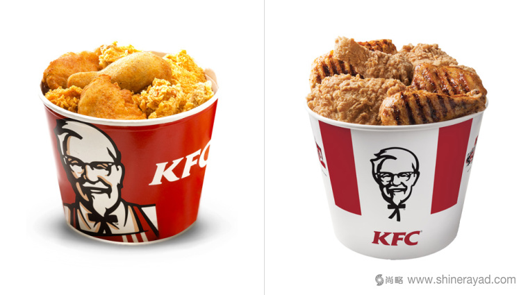 KFC肯德基更新品牌新舊包裝設計對比-上海包裝設計公司5