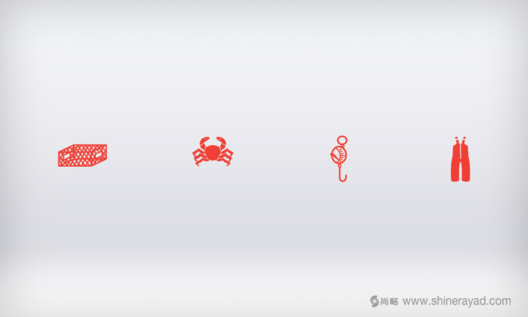 DOCKS 螃蟹海鮮餐廳餐飲LOGO設計-上海餐飲品牌設計公司-上海logo設計公司4