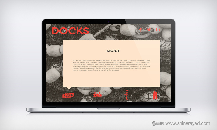 DOCKS 螃蟹海鮮餐廳餐飲VI形象設計-上海餐飲品牌設計公司上海VI設計公司10