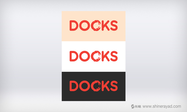 DOCKS 螃蟹海鮮餐廳餐飲LOGO設計-上海餐飲品牌設計公司-上海logo設計公司2