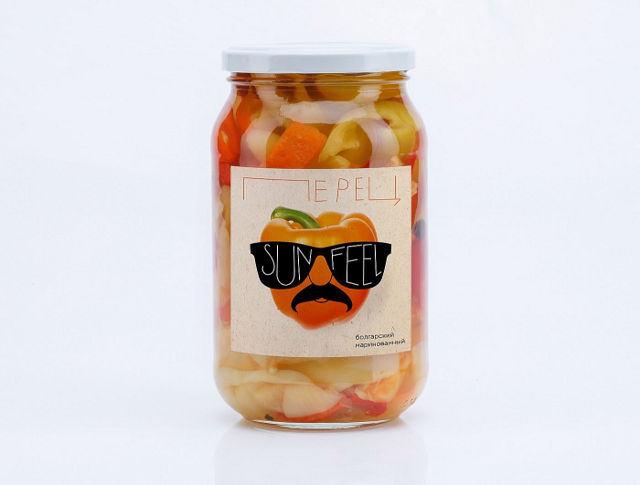 sunfeel水果眼鏡胡子先生水果罐頭包裝設計-橙子-上海包裝設計公司設計欣賞2