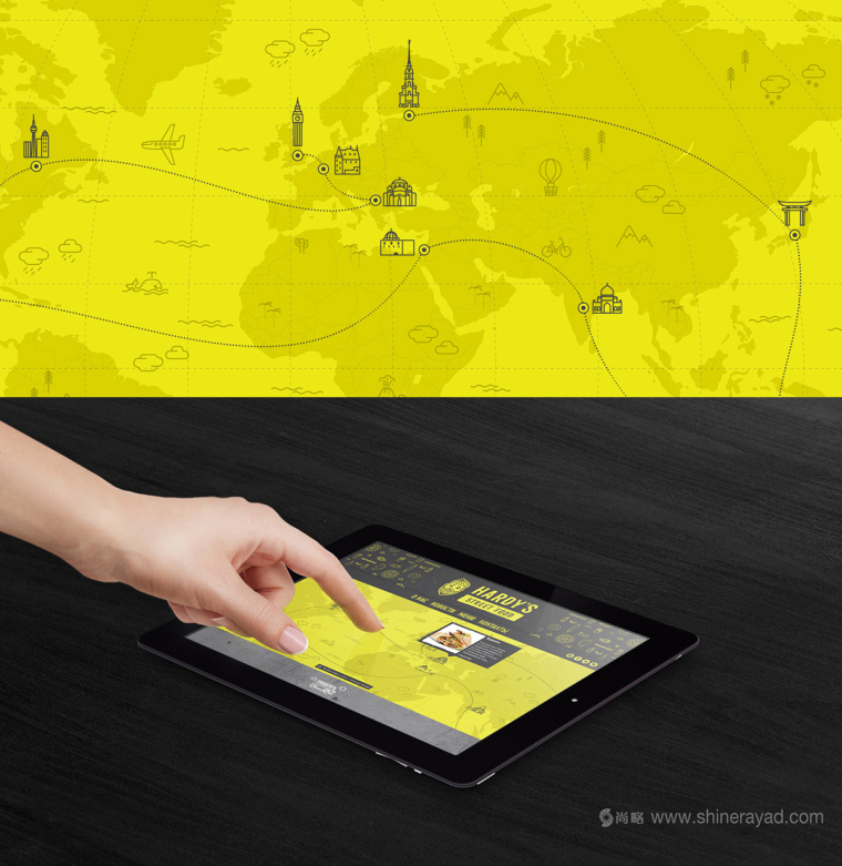 Hardy''s 咖啡漢堡披薩快餐連鎖餐飲品牌VI形象設計-上海餐飲品牌VI設計公司6