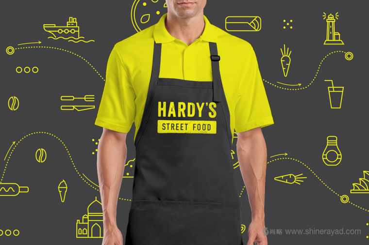 Hardy''s 咖啡漢堡披薩快餐連鎖餐飲品牌VI形象設計-上海餐飲品牌VI設計公司8