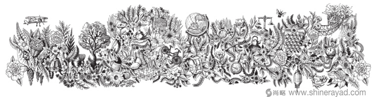 上海包裝設計公司設計欣賞：RISHI 鋁罐茶葉包裝設計-插畫設計3