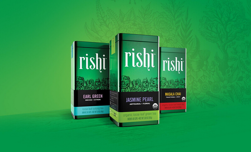 上海包裝設計公司設計欣賞：RISHI 鋁罐茶葉包裝設計6