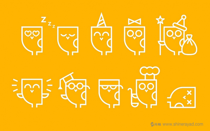 Смартори 零售超市賣場小鳥LOGO設計品牌VI形象設計-上海VI設計公司5