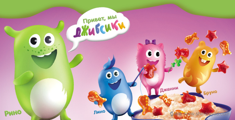 上海包裝設計公司尚略分享：Drob卡通版嬰兒輔食兒童燕麥粥食品包裝設計1