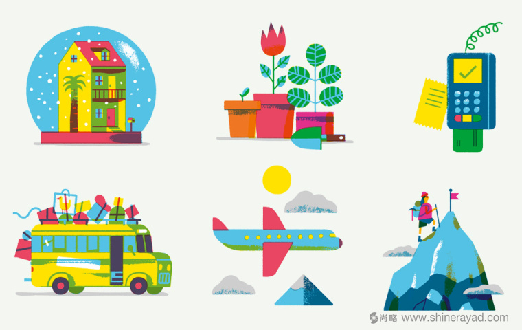 澳大利亞央行私人業務銀行品牌VI設計-品牌插圖設計-上海LOGO設計公司4