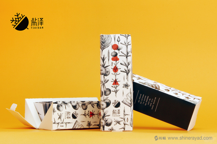 中國天然黑枸杞品牌鹽澤包裝設計-素描插畫設計包裝欣賞-上海包裝設計公司1