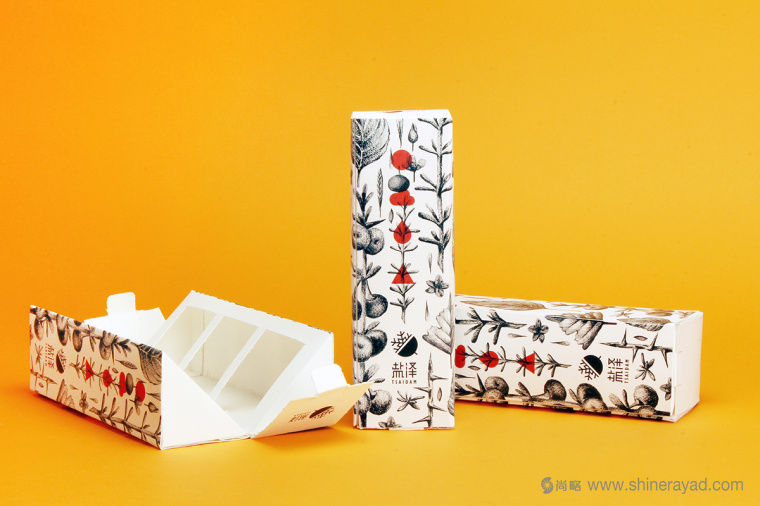 中國天然黑枸杞品牌鹽澤包裝設計-素描插畫設計包裝欣賞-上海包裝設計公司4