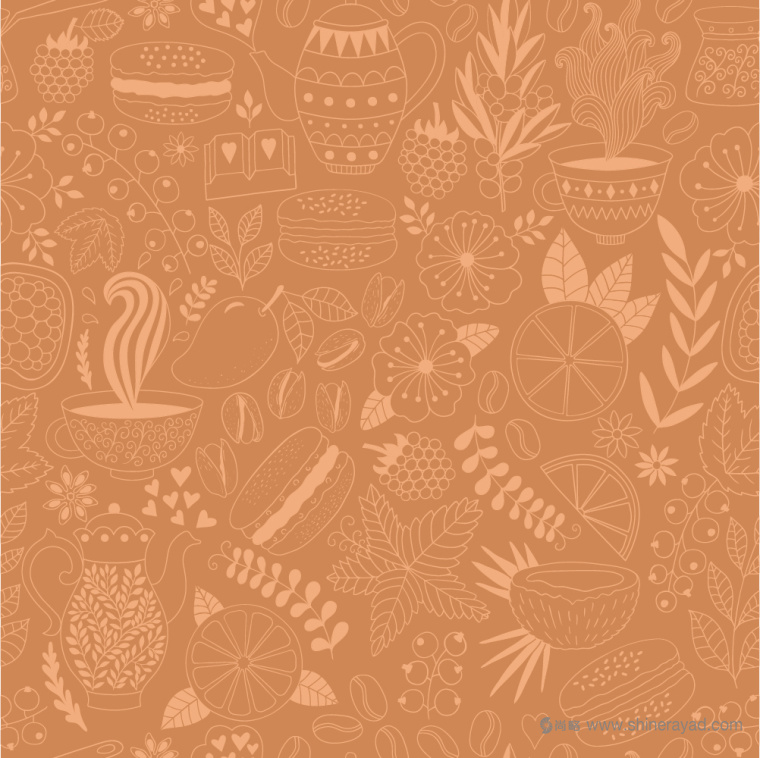 上海甜品包裝設計公司分享：Macarons手繪花卉插圖風杏仁餅蛋糕糕點包裝設計12