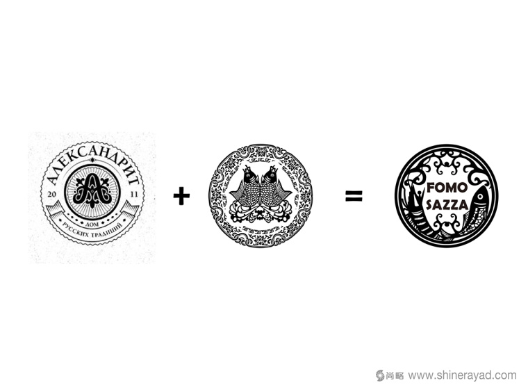 臺灣FOMO SAZZA 蝦魚醬燒烤醬調味品品牌標志設計-上海標志設計公司2