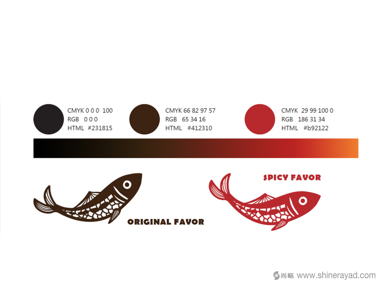 臺灣FOMO SAZZA 蝦魚醬燒烤醬調味品品牌標志設計-上海標志設計公司9