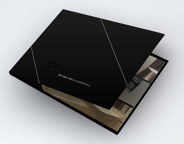 貝弗利山莊房地產樓盤黑色宣傳小畫冊封面設計－上海畫冊設計公司1