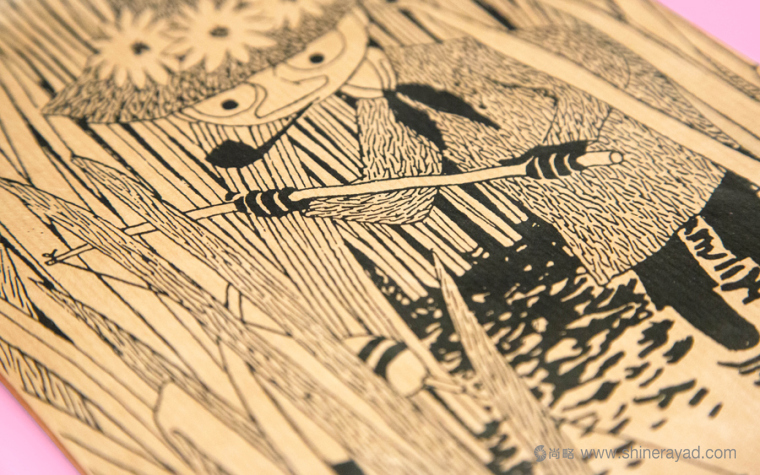 Moomin 姆敏一族卡通手繪漫畫風格牛皮紙紙袋設計-上海平面設計公司-上海包裝設計公司3