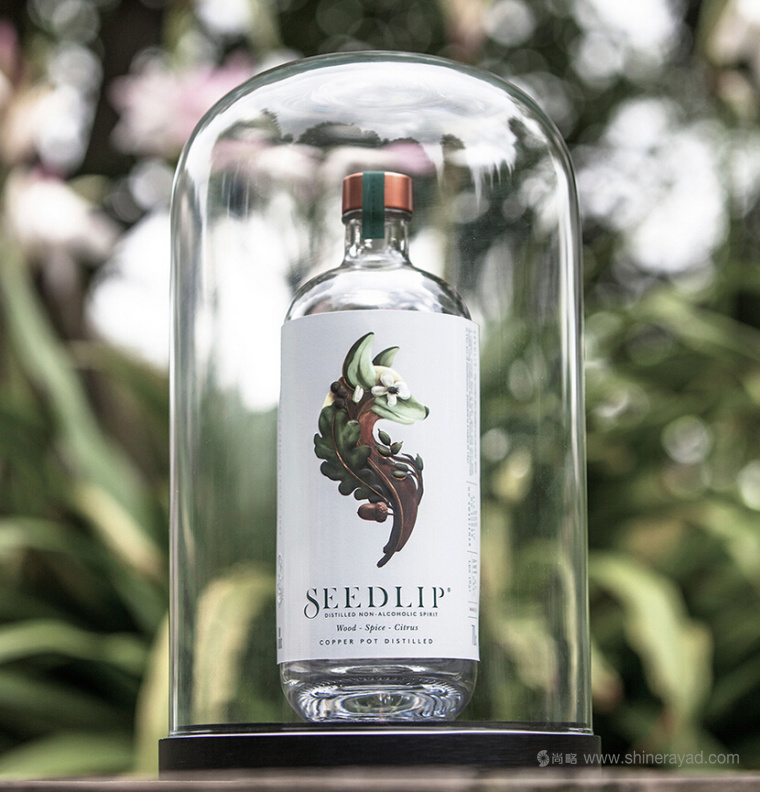 Seedlip 洋酒白酒調(diào)味酒飲料包裝設(shè)計-植物動物插畫設(shè)計-上海包裝設(shè)計公司5