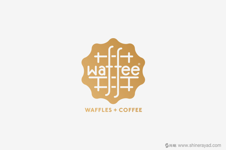 Waffee 咖啡餐飲連鎖店品牌LOGO設計-上海餐飲VI設計公司1