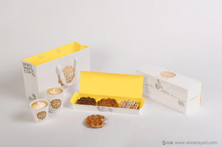 Waffee 咖啡餐飲連鎖店品牌VI視覺形象設計-手提袋設計-上海餐飲VI設計公司