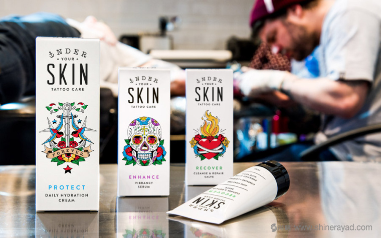 Skin 臉譜骷髏花朵護膚品化妝品包裝設計-上海包裝設計公司設計欣賞9