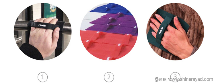 Pandle便攜式橡膠手柄扶手模切刀版包裝設計-上海包裝設計公司設計鑒品3