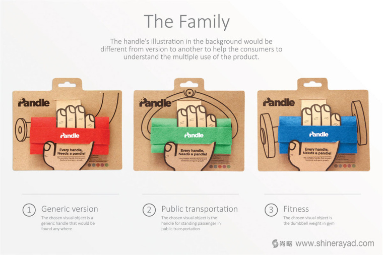 Pandle便攜式橡膠手柄扶手模切刀版包裝設計-上海包裝設計公司設計鑒品13