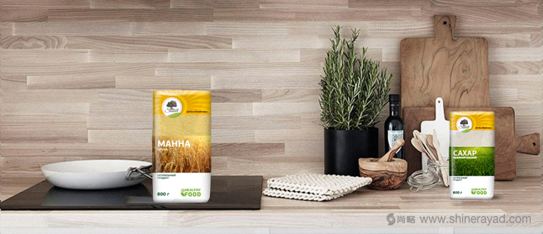 SUNVILLE 天然谷物有機大米雜糧包裝設計-上海包裝設計公司農產品包裝設計欣賞4