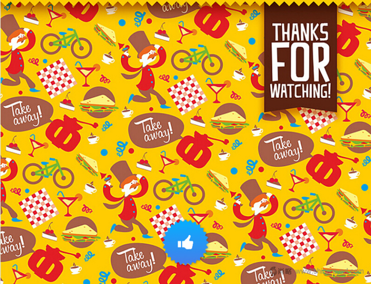 Take away 外面咖啡杯三明治果汁包裝插畫設(shè)計-餐飲插畫設(shè)計-上海包裝設(shè)計公司3