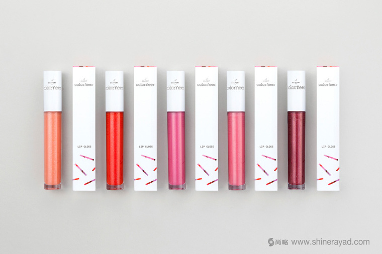 Colorneer 彩妝品牌玫瑰花瓣化妝品包裝設計規范-上海包裝設計公司設計欣賞2