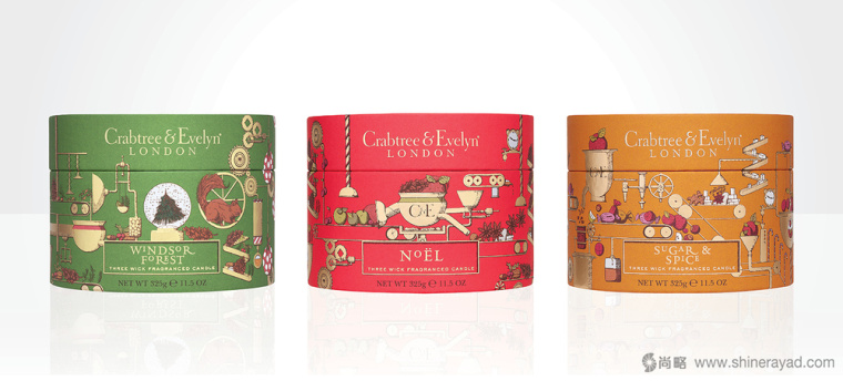 CRABTREE & EVELYN 保健品保健食品圣誕節禮品包裝設計-上海包裝設計公司3