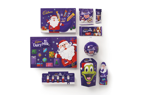 上海包裝設計公司設計欣賞：CADBURY 吉百利巧克力圣誕節日禮品包裝設計2