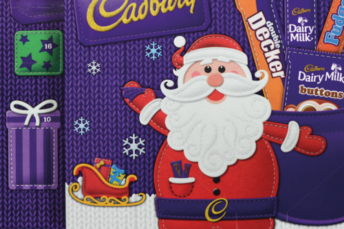 上海包裝設計公司設計欣賞：CADBURY 吉百利巧克力圣誕節日禮品包裝設計4