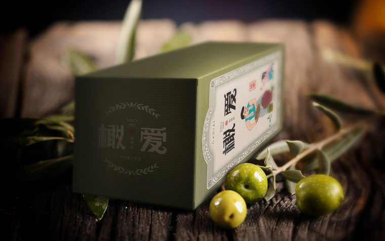 橄愛醋橄欖地方特產包裝設計-上海食品包裝設計公司包裝設計佳作欣賞5
