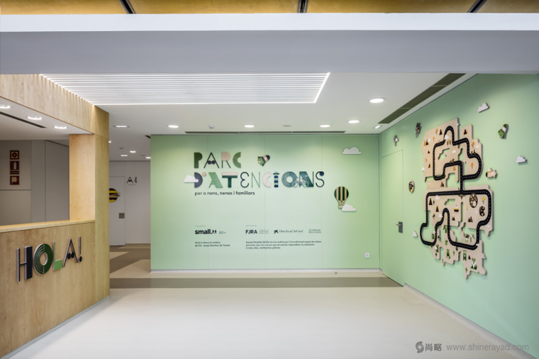 西班牙兒童腫瘤醫院Atencions內部空間品牌形象設計-上海品牌形象設計公司2
