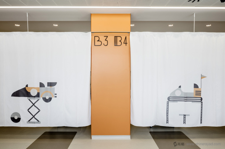 西班牙兒童腫瘤醫院Atencions內部空間環境品牌形象設計與導視設計13