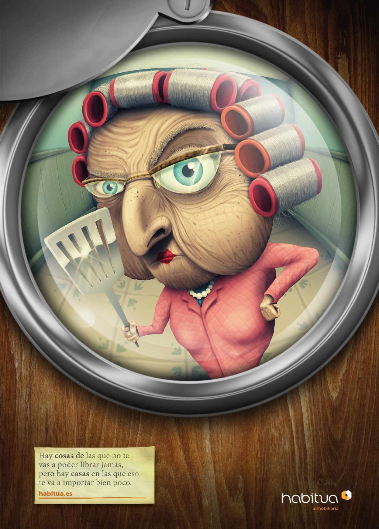 Habitua 房地產公司“壞鄰居”-女性篇平面廣告創意設計1-尚略廣告上海廣告設計公司分享