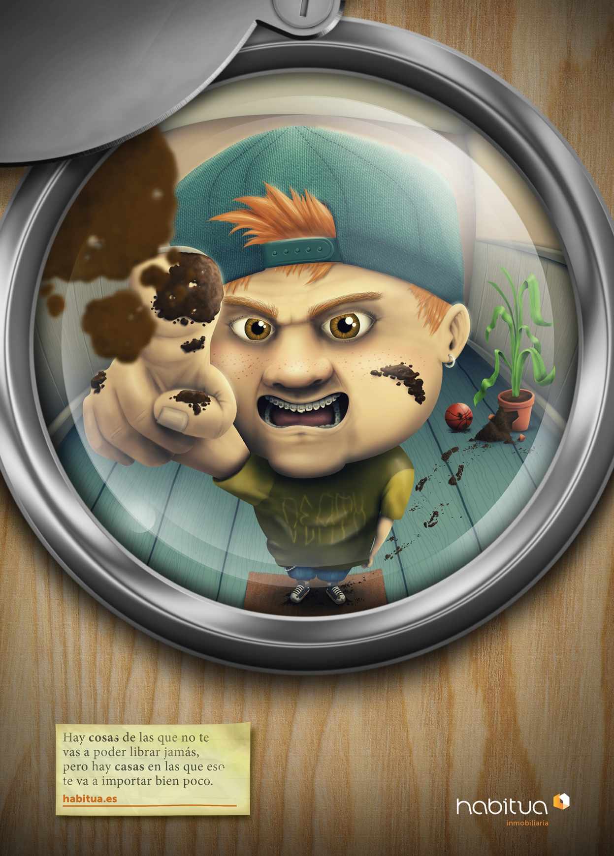 abitua 房地產公司“壞鄰居”-女性篇平面廣告創意設計1“壞鄰居：女性篇-尚略廣告上海廣告設計公司分享