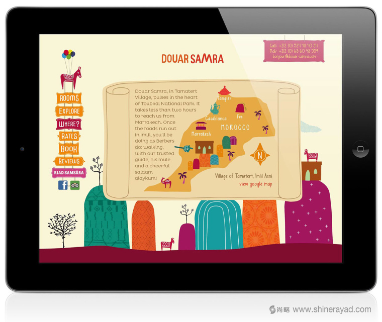 摩洛哥酒店DOUAR SAMRA 小馬駒兒童卡通漫畫網(wǎng)站策劃設(shè)計(jì)-上海網(wǎng)站策劃設(shè)計(jì)建設(shè)公司5