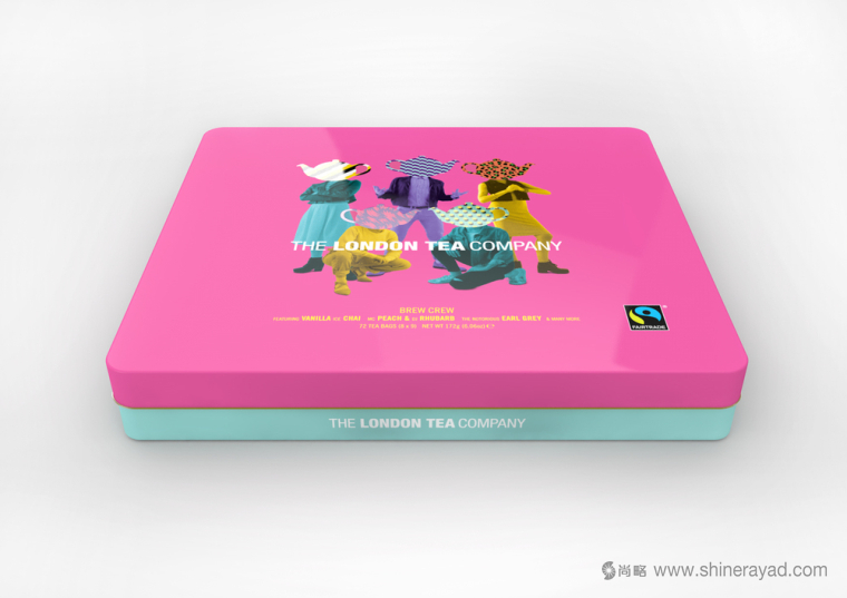 上海包裝設計公司分享：倫敦茶葉公司茶葉時尚禮盒包裝設計欣賞3